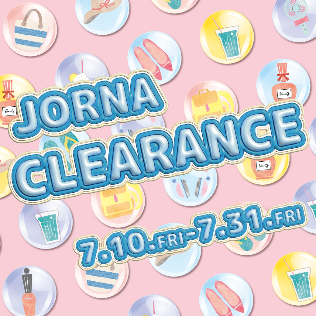 JORNA CLEARANCE開催！