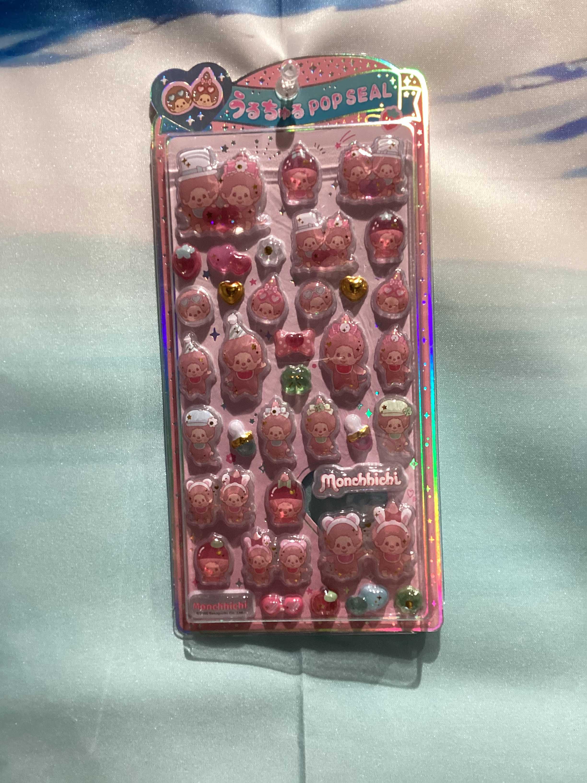モンチッチうるちゅるPOPシールだよー‼️